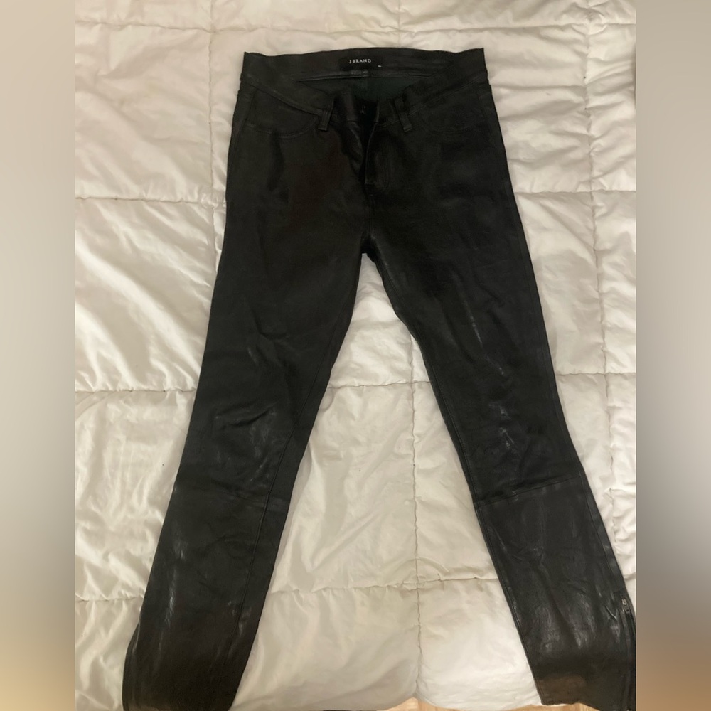 J brand leather pants